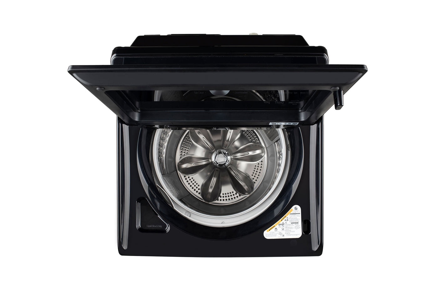 LG 10Kg Top Load Washing Machine, In-Built Heater, TurboWash™, AI Direct Drive™, Onyx Black TX510SWO
