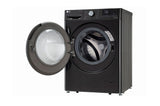 LG 12 Kg (Wash) / 7 Kg (Dry), AI Direct Drive Technology, Steam+ & Wi-Fi Front Load Fully Automatic Washer Dryer (FHD1207STB, Intelligent & Convenient Fabric Care & Turbowash 360, Platinum Black)