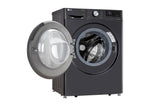 LG 12 Kg (Wash) / 7 Kg (Dry), AI Direct Drive Technology, Steam+ & Wi-Fi Front Load Fully Automatic Washer Dryer (FHD1207STB, Intelligent & Convenient Fabric Care & Turbowash 360, Platinum Black)