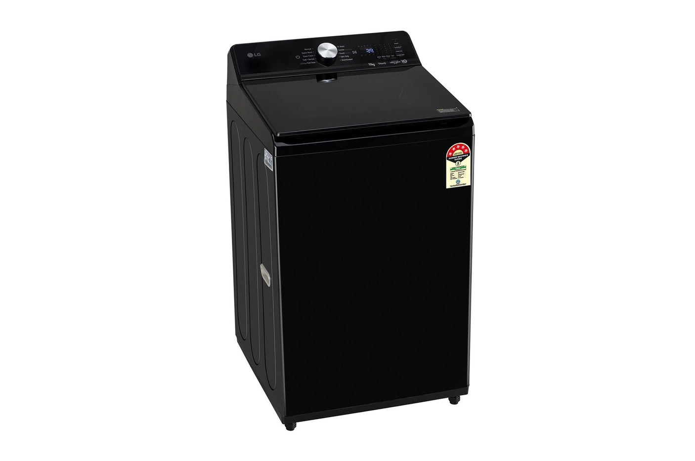 LG 10Kg Top Load Washing Machine, In-Built Heater, TurboWash™, AI Direct Drive™, Onyx Black TX510SWO