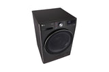 LG 12 Kg (Wash) / 7 Kg (Dry), AI Direct Drive Technology, Steam+ & Wi-Fi Front Load Fully Automatic Washer Dryer (FHD1207STB, Intelligent & Convenient Fabric Care & Turbowash 360, Platinum Black)
