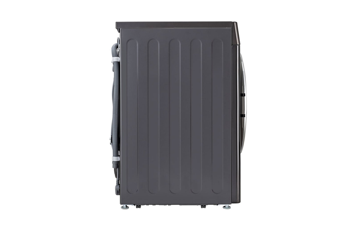LG 12 Kg (Wash) / 7 Kg (Dry), AI Direct Drive Technology, Steam+ & Wi-Fi Front Load Fully Automatic Washer Dryer (FHD1207STB, Intelligent & Convenient Fabric Care & Turbowash 360, Platinum Black)