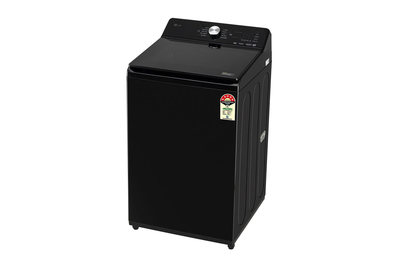 LG 10Kg Top Load Washing Machine, In-Built Heater, TurboWash™, AI Direct Drive™, Onyx Black TX510SWO