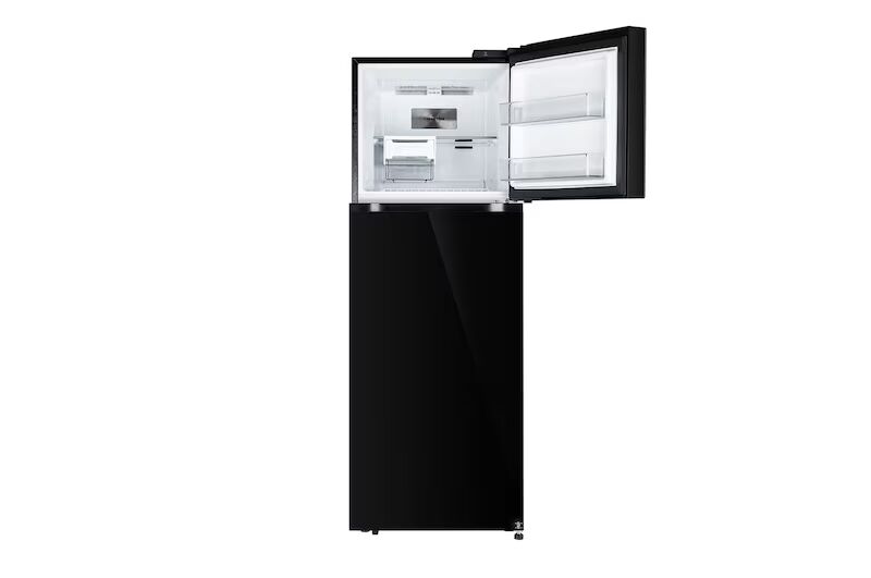 LG 343L 2 Star Double Door Refrigerator, Convertible, Smart Diagnosis™, Black Mirror Finish, GL-S382SBMY