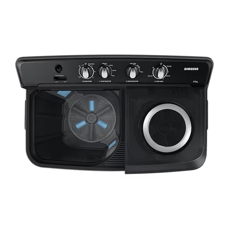 SAMSUNG 11.5 kg 5 Star Semi Automatic Washing Machine with Hexa Storm Pulsator (WT11A4260GD/TL, Dark Grey)