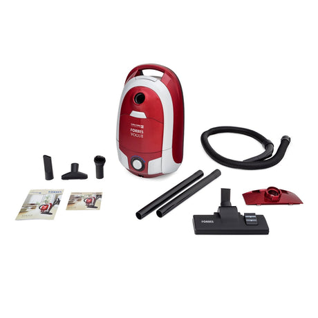 Eureka Forbes Vogue Vacuum: 1400W, Red/Silver