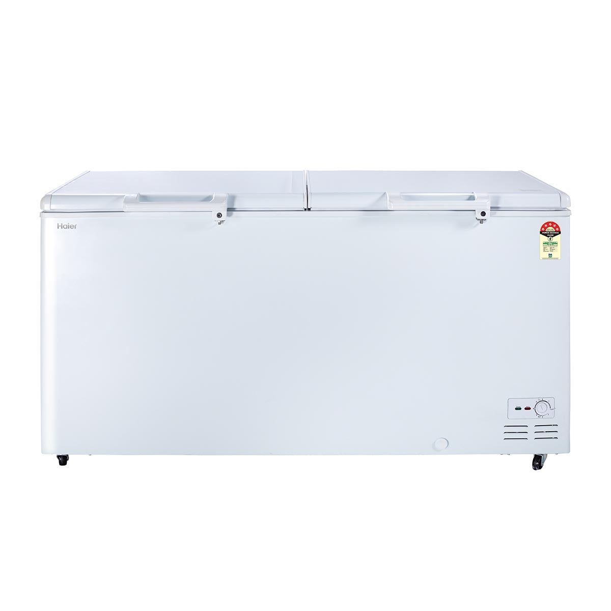 こじろう Haier 524L Deep Freezer: White, Double Door, HFC-588DM5, 5 Star