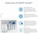 Efficient Purification: KENT Excel Plus RO, 7L Tank, 15 LPH - Best filter.