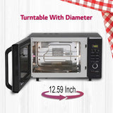 LG Microwave: 28L Charcoal Convection, Floral Design, Diet Fry - Superior Home Appliance