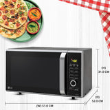 Best Microwave: LG 28L Charcoal Convection Microwave - Stylish and Efficient