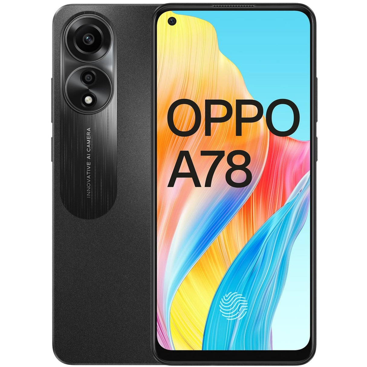 Oppo A78: Mist Black, 8GB RAM, 128GB Storage - Elevate your Android experience.