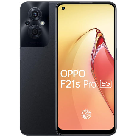 OPPO F21s Pro 5G: Starlight Black, 8GB RAM, 128 Storage - Sleek Android excellence.