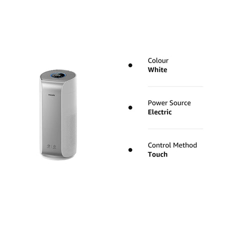 Efficient air purification with Philips AC3059/65: WiFi, 48m² coverage, White (2020).