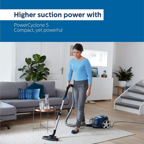 Upgrade your cleaning routine with Philips PowerPro FC9352/01: A compact vacuum cleaner.