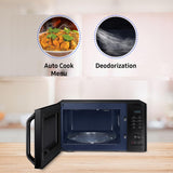 Elevate cooking with Samsung 23L Grill Microwave in chic black.